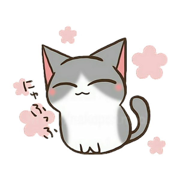 Корейские котики мультяшные