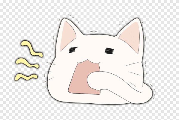 Мордочка котика аниме