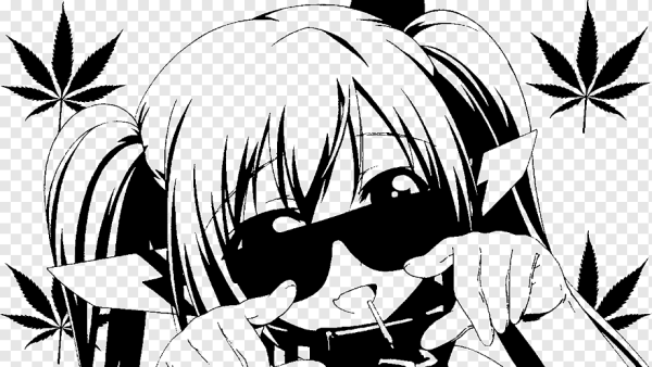 Аниме чёрно белое