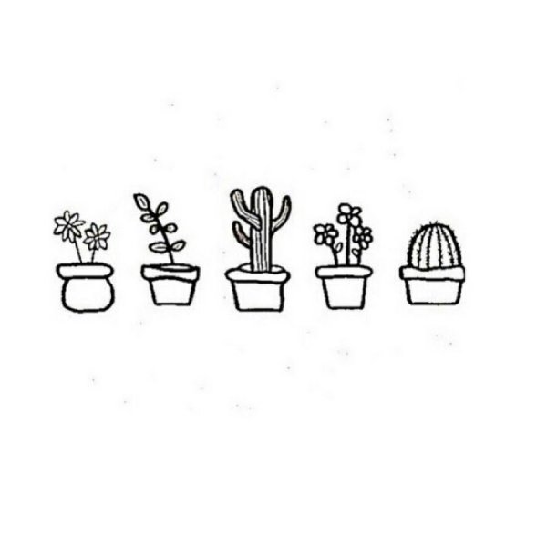 Эстетичные наклейки чёрно белые