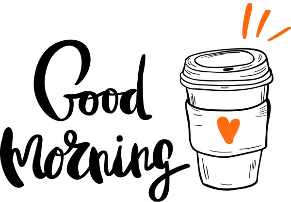 Good morning надпись