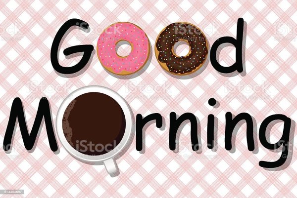 Эстетичная надпись good morning