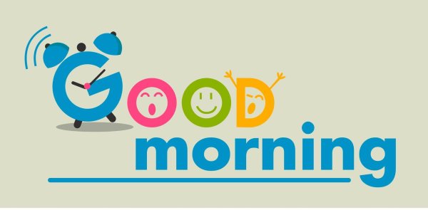 Good morning надпись