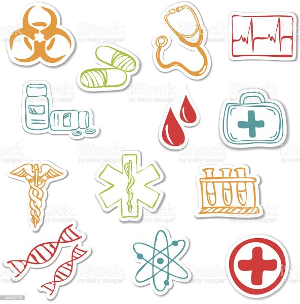 Наклейки с медицинской тематикой
