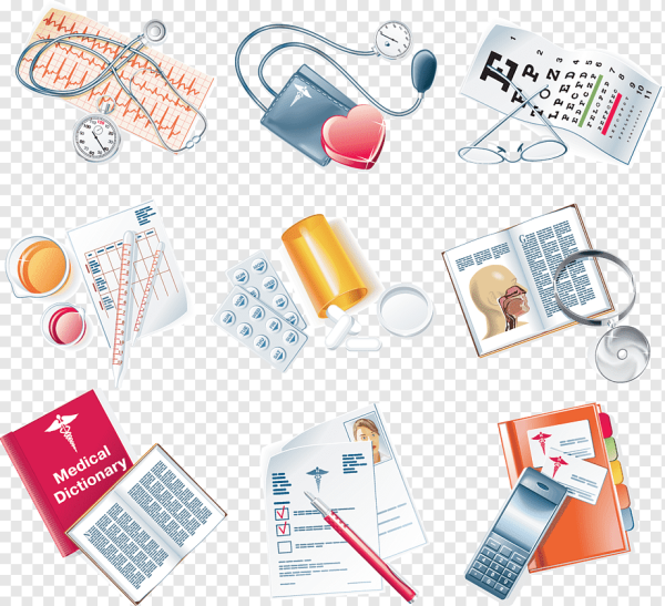 Медицинские Стикеры на прозрачном