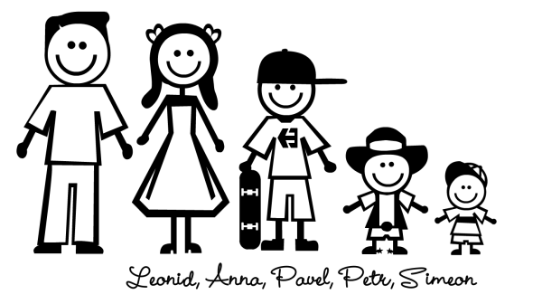 Стикеры семья
