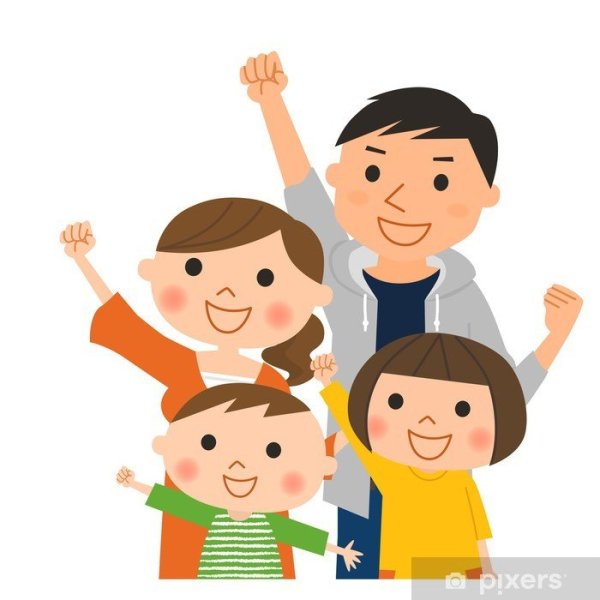 Семья Стикеры для презентации