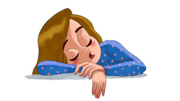 Девушка спит