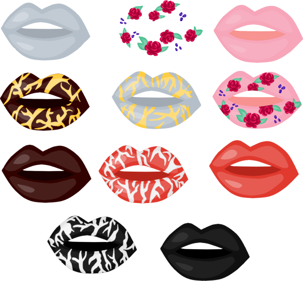 Губы для АВАТАРИИ фотошоп