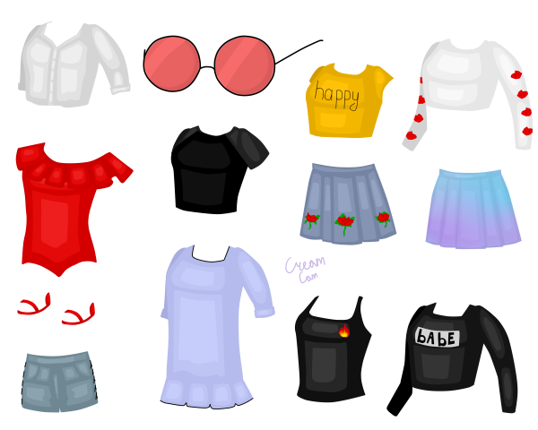 Гача одежда