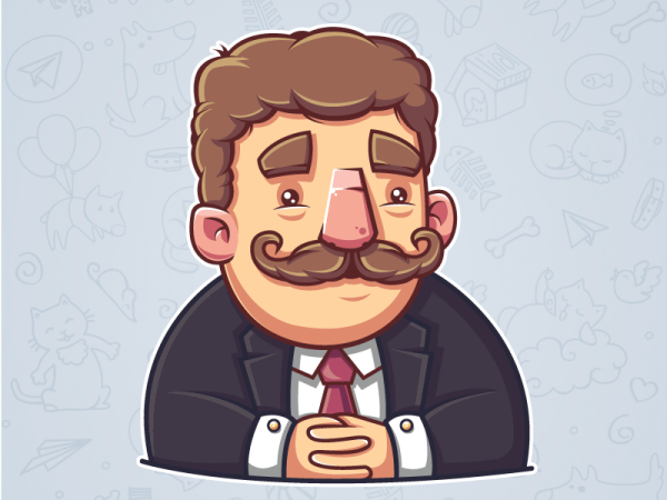 Стикеры вектор персонажи