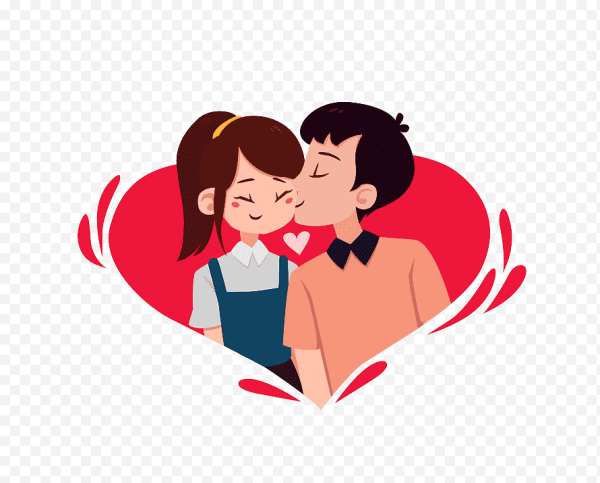 Мультяшные влюбленные