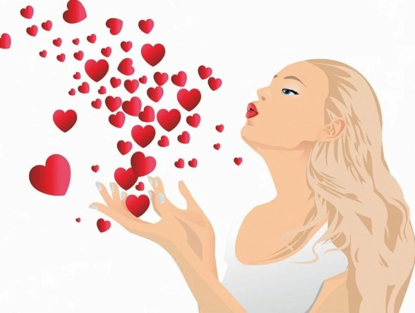 Мультяшные влюбленные