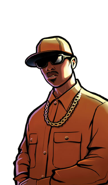 ГТА Сан андреас Карл Джонсон арт