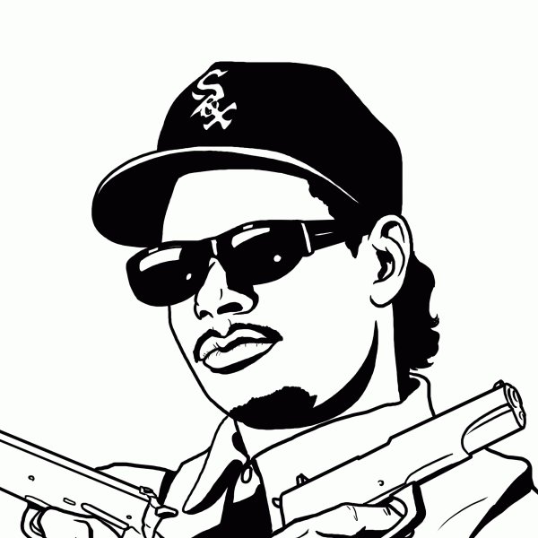 Рисунки рэперов Eazy e