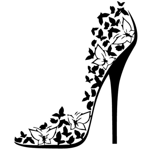 Наклейка "туфелька"