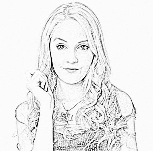 Мартина Штоссель раскраска