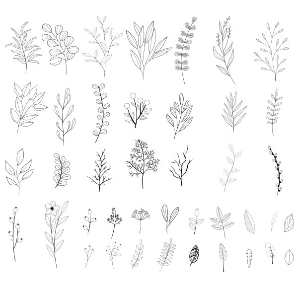 Осенние листочки углом