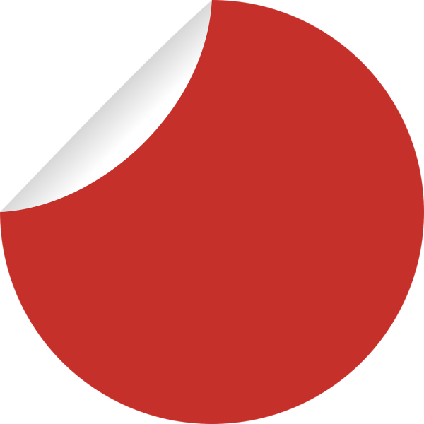 Ценник круглый