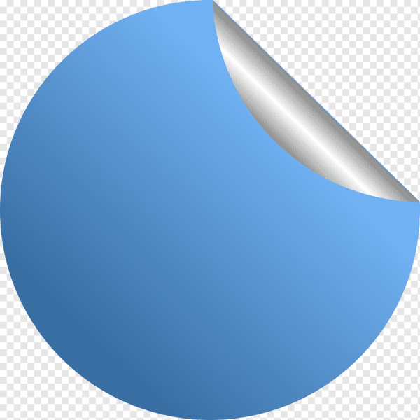 Стикер с загнутым краем