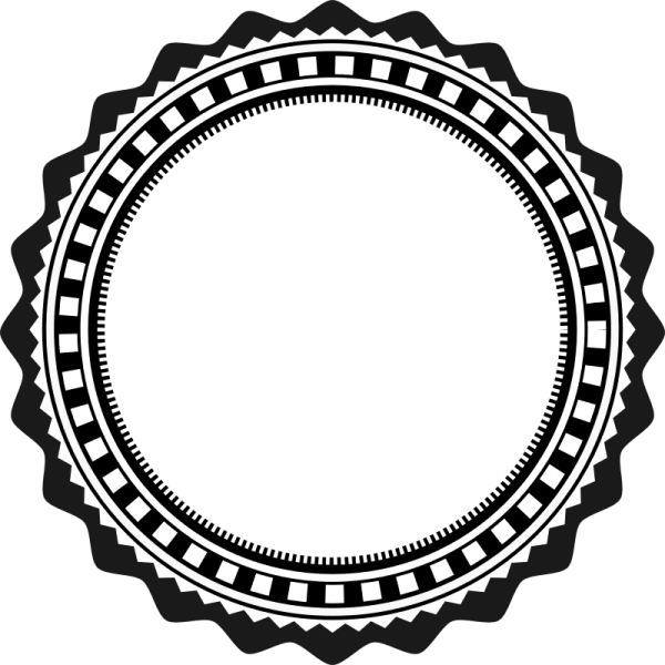 Рамка для круглой печати