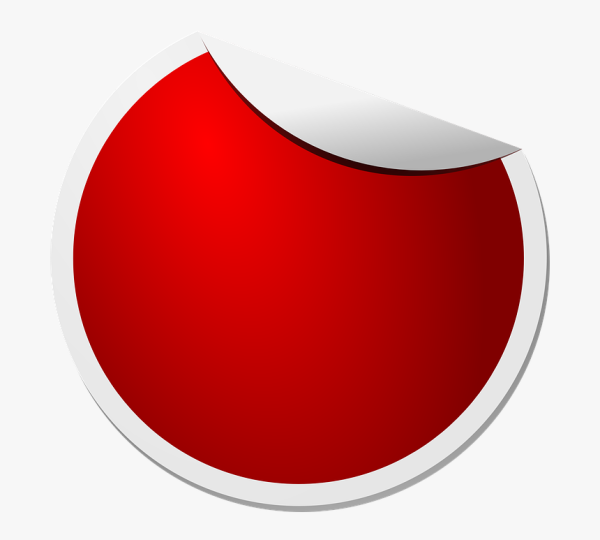 Круглая наклейка вектор