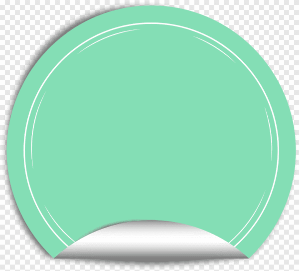 Круглая наклейка вектор