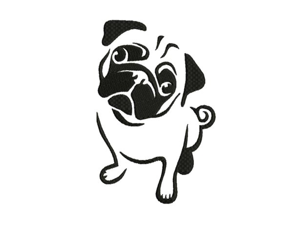 Раскраска наклейки Мистер Мопс