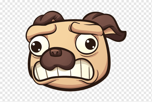 Мопс арт милый