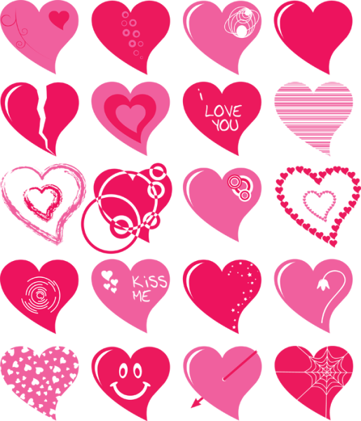 Разные сердечки