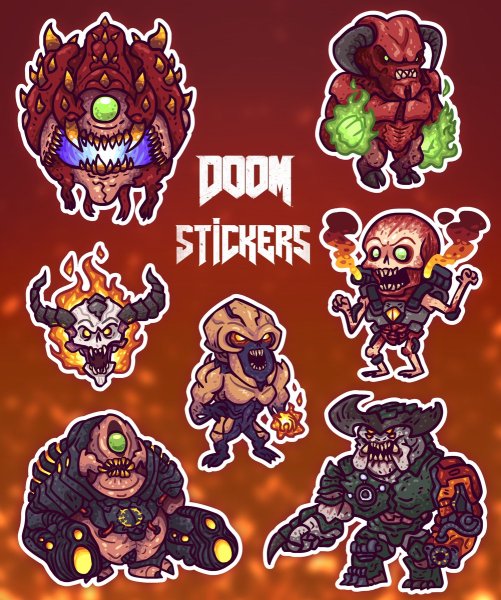Doomguy Стикеры