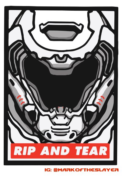 Наклейка Doom на автомобиль