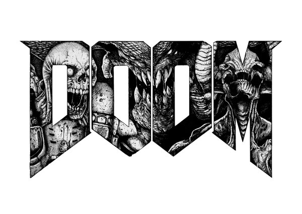 Наклейки Doom