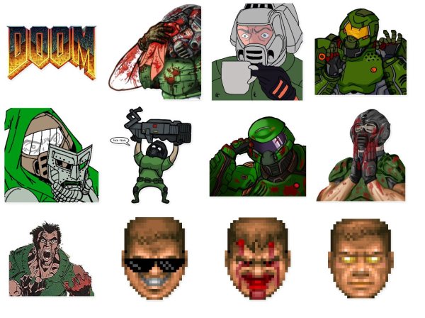 Стикеры Doom