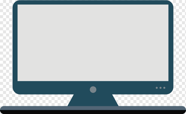 Мультяшный экран компьютера