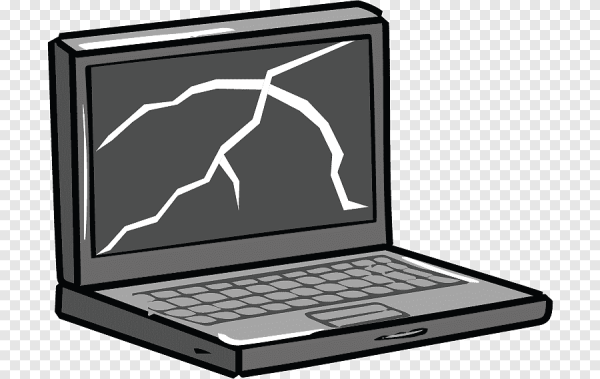 Разбитый компьютер