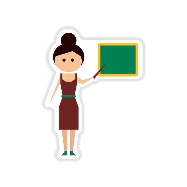 Стикер учитель