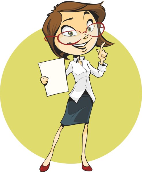 Бухгалтер мультяшный