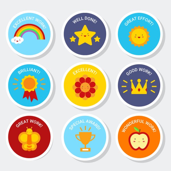 Award Stickers for Kids