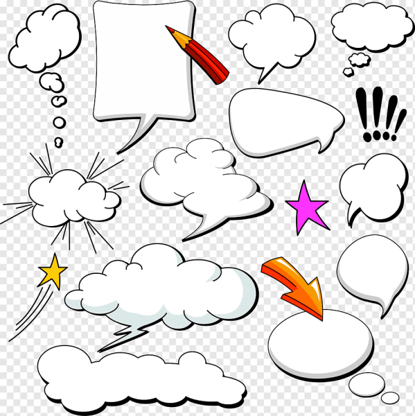 Облачко для текста комикс