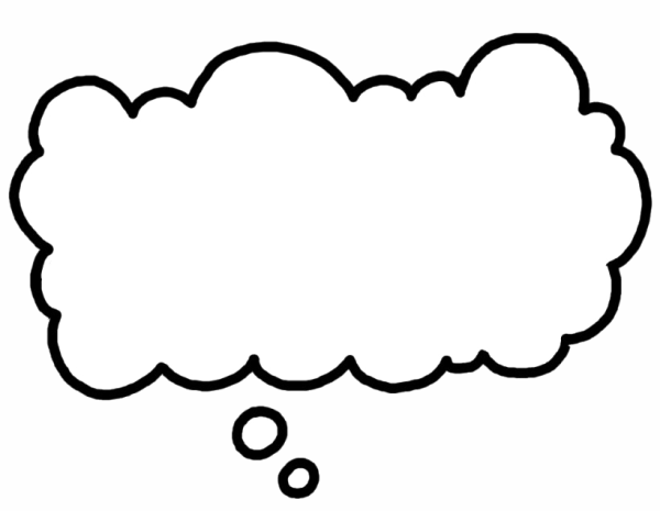 Облачко мыслей для фотошопа