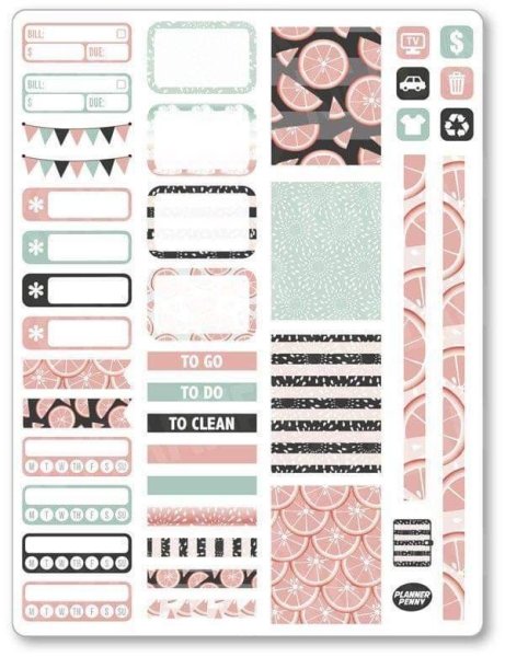 Декоративные Стикеры для ежедневника