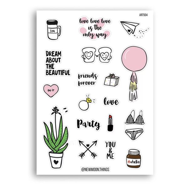 Наклейки для ежедневника