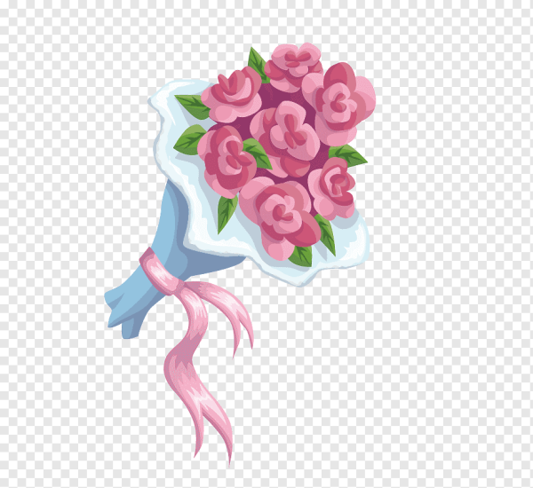 Свадебный букет вектор