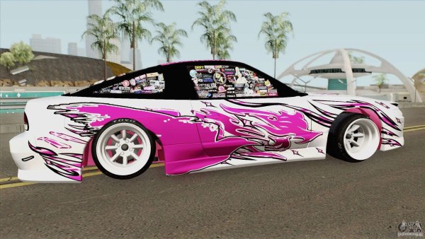 Винил на Nissan 180sx Drift Paradise