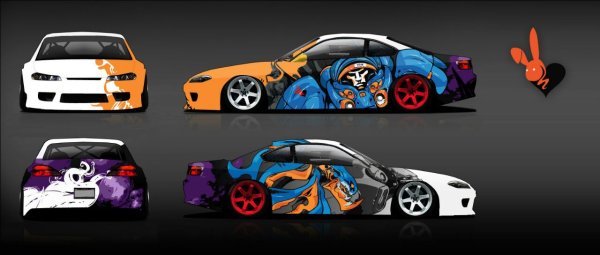 Silvia s15 Drift винилы