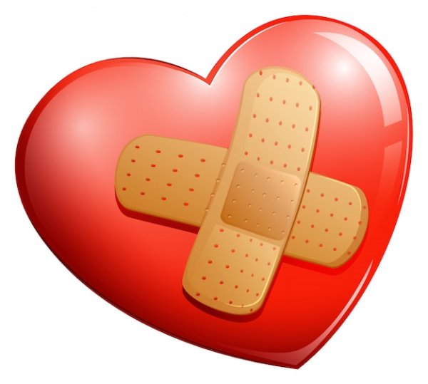 Сердце с пластырем