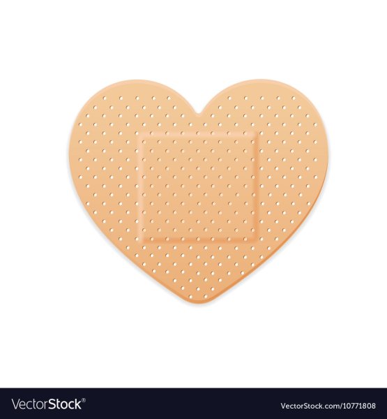 Пластырь с сердечком