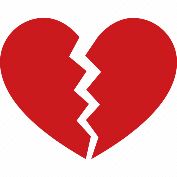 Значок разбитого сердца