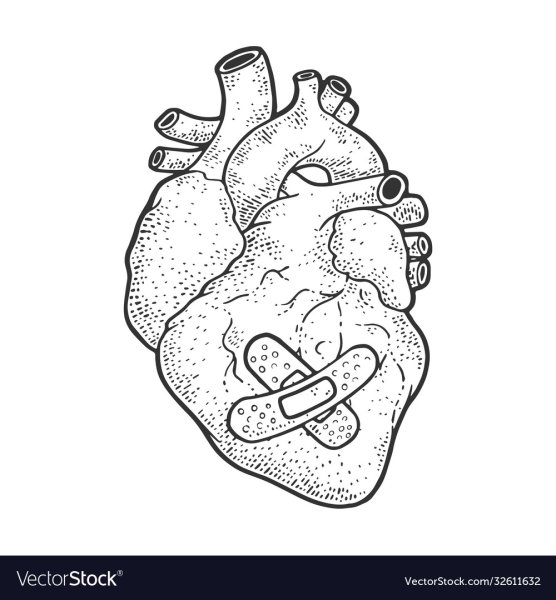 Сердце с Леко пластырем